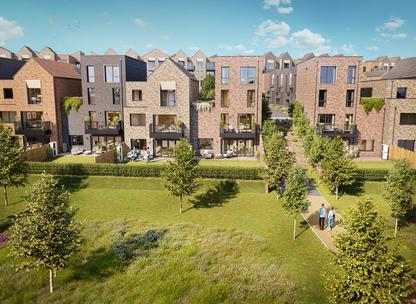 Canalside Quarter development by Hill in Oxfordshire, showcasing new build quality homes 